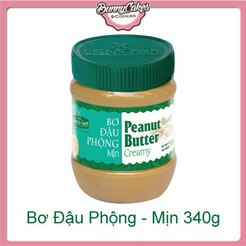 Bơ Đậu Phộng MỊn/Bơ Lạc Golden Farm/Peanut Butter Creamy 340g