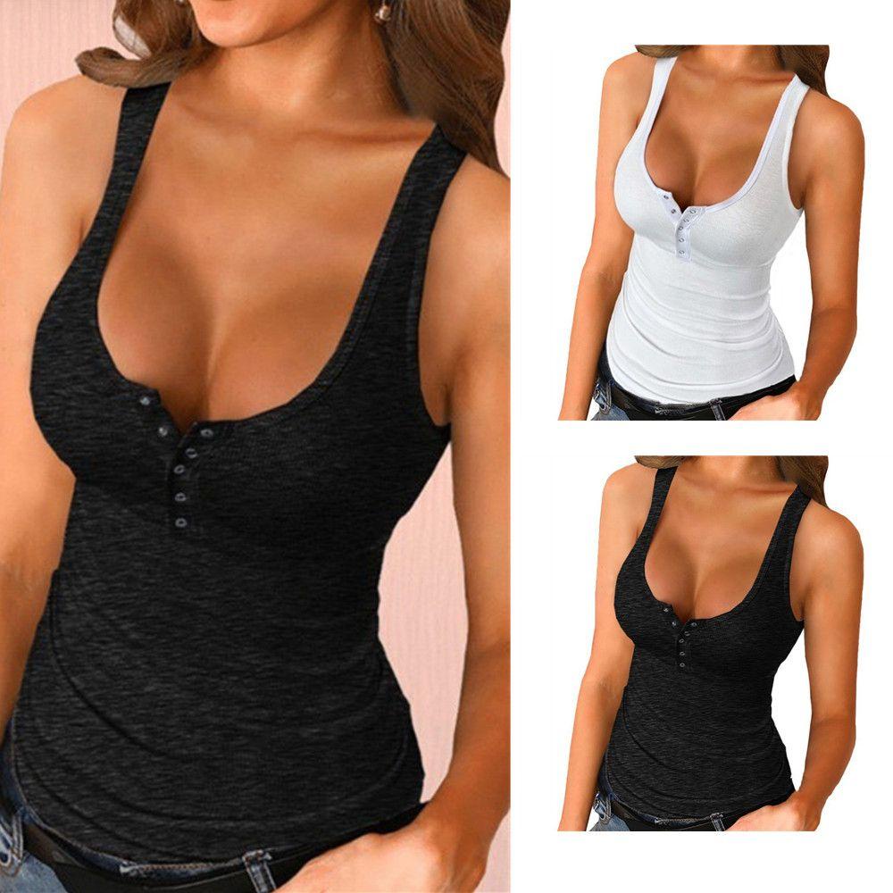 Áo Nữ Không Tay Cổ Chữ V Thời Trang Quyến Rũ