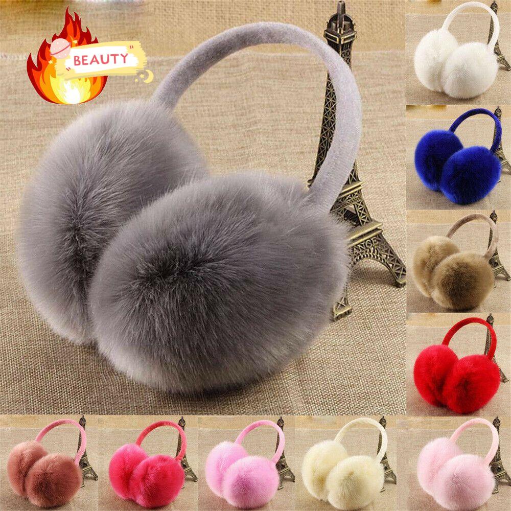 Chụp Tai Lông Nhung Mềm Mại Giữ Ấm Mùa Đông