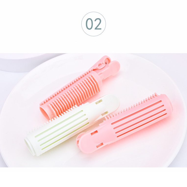 Bộ 3 Lô Kẹp Uốn Tạo Kiểu Tóc Phồng Xoăn Tự Dính Có Kẹp Cố Định XIC41