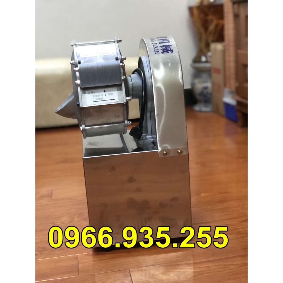 Máy thái sợi thái lát củ quả như su hào, cà rốt, đu đủ, thái sợi bắp cải,...