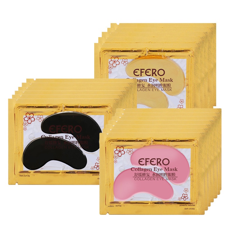 1 Cặp 2 Mặt Nạ Mắt Collagen Pha Lê Chống Nếp Nhăn Loại Bỏ Quầng Thâm Dưỡng Ẩm JP5