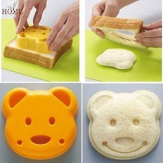 Khuôn cắt bánh sandwich tạo hình gấu DIY tiện dụng