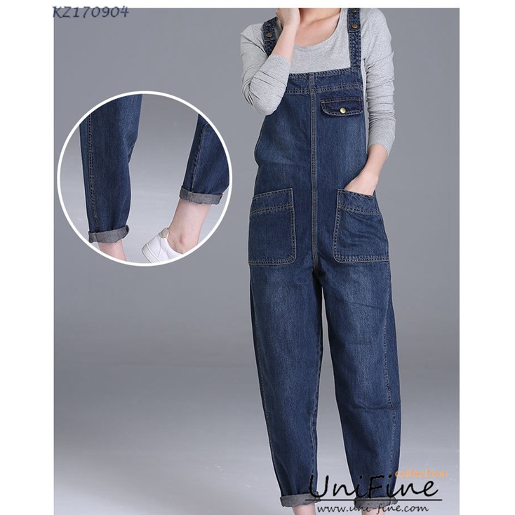 Quần yếm jean nữ chất lượng tốt mặc thoải mái - KZ170904 | BigBuy360 - bigbuy360.vn