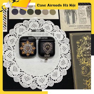 Case Airpods - Ốp Airpods 1/2/Pro/3 - DA Chrome Hearts