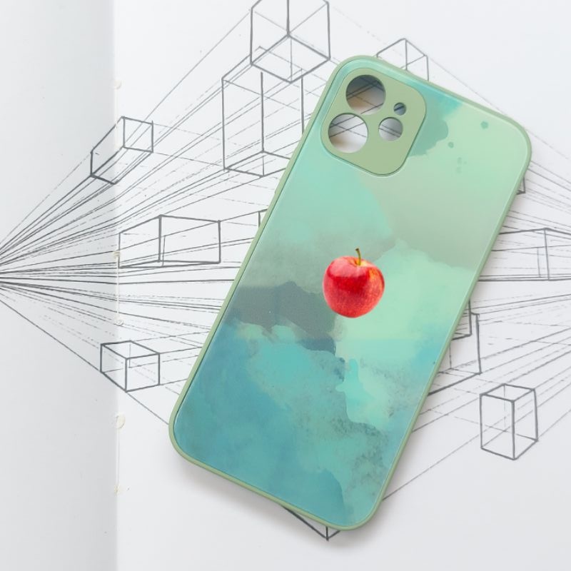 Ốp iphone cường lực loang màu các dòng 7/7plus/8/8plus/x/xr/xs/11/12/13/pro/max/plus/promax [Tomax Shop]