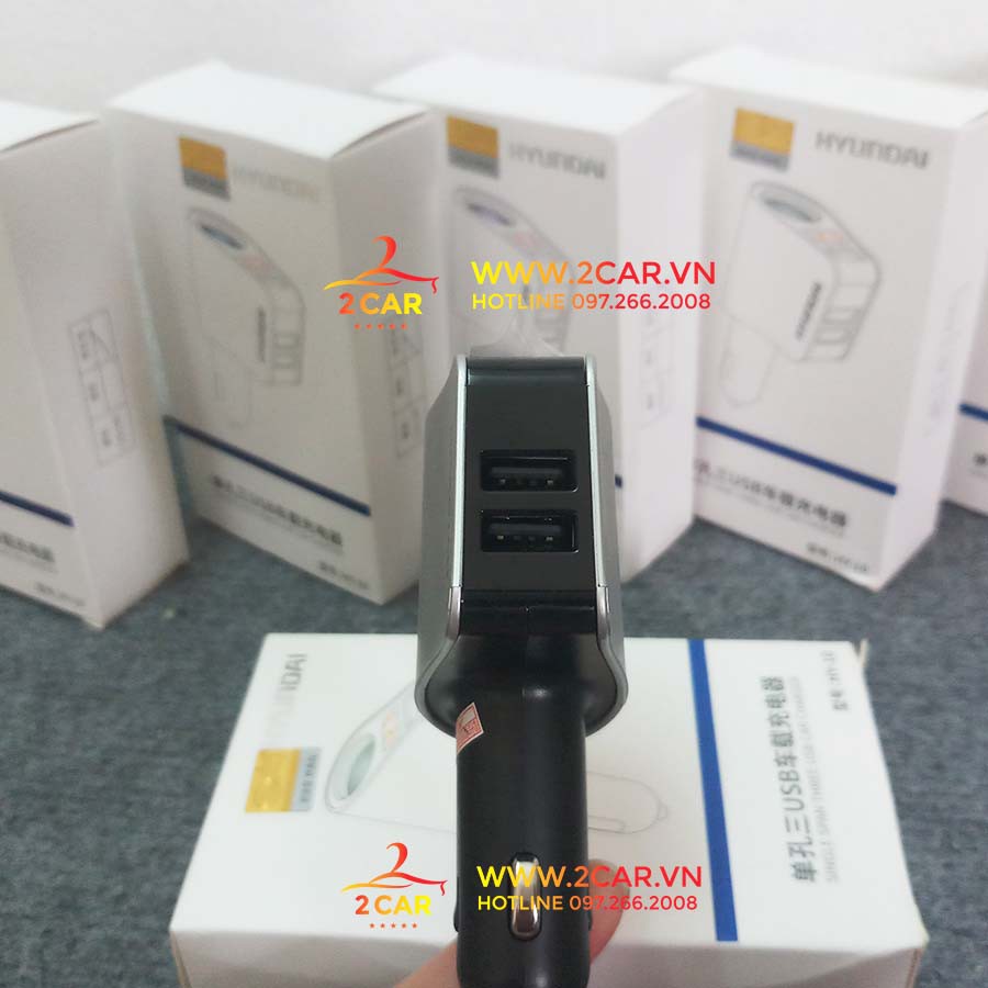 Tẩu sạc điện trên xe ô tô Hyundai