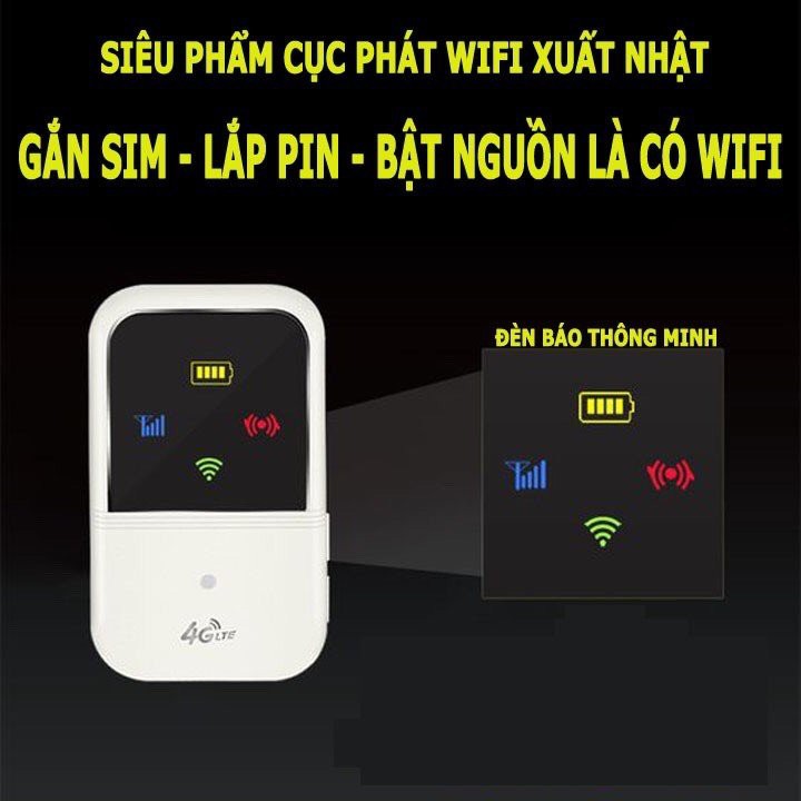 BỘ PHÁT WIFI CÔNG NGHỆ MỚI V6  TỐC ĐỘ CAO PIN BỀN FULL HỘP MỚI