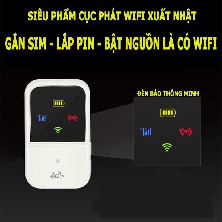 bộ phát wifi thông minh 4G điểm truy cập mạng mạnh gắn kết đam mê kết nối nhanh vào mạng thả ga | BigBuy360 - bigbuy360.vn