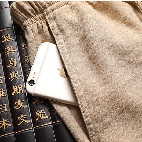 Set bộ đồ nam trung niên cộc tay, chất đũi thấm hút mồ hôi, món quà ý nghĩa cho người thân yêu