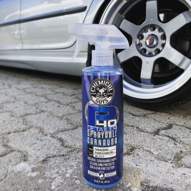 Dưỡng bóng dàn áo, xịt bóng xe Chemical Guys P40 Quick Detailer Natural Carnauba Shine 480ml.