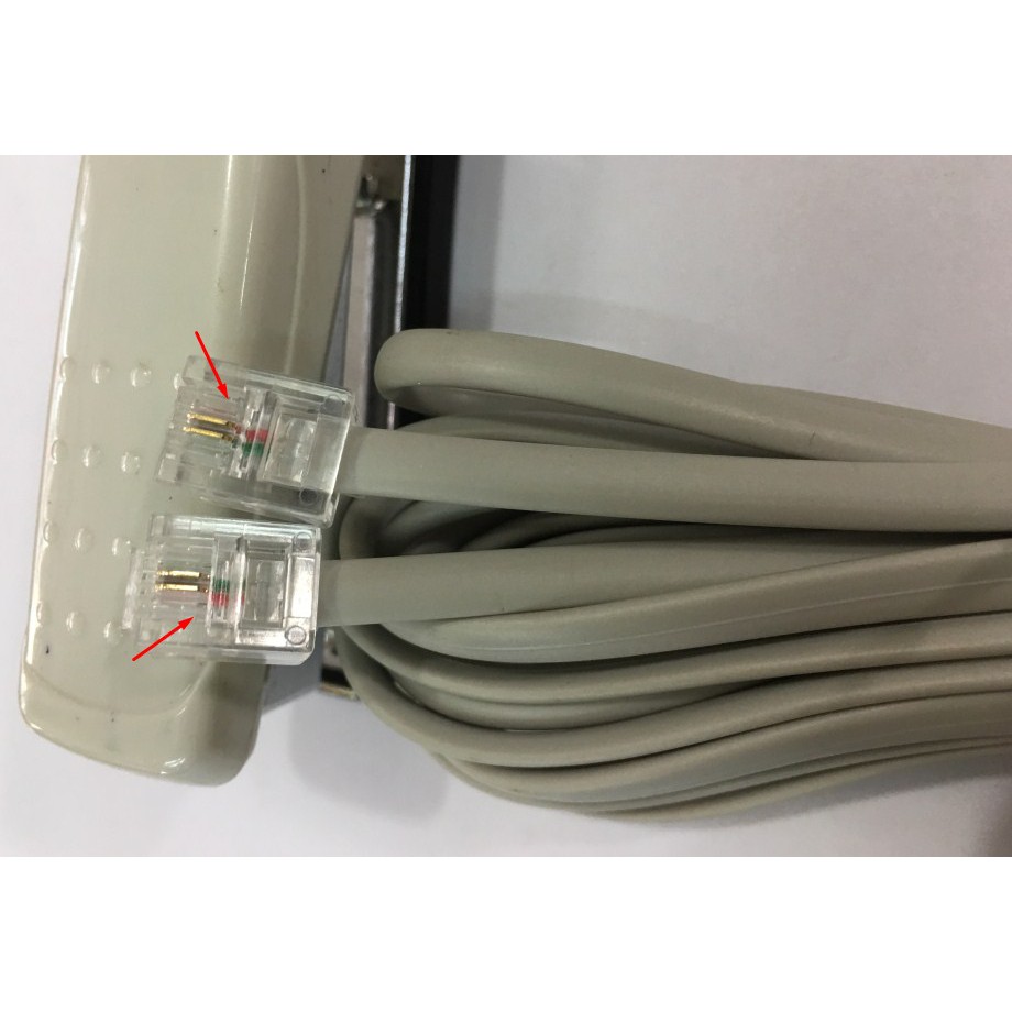 Dây Nhẩy Điện Thoại Bàn Panasonic RJ11 Dài 1-100M