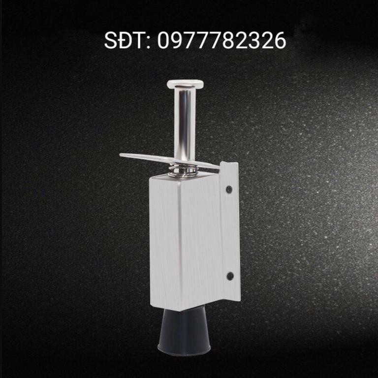 Chân giữ cửa 2 chiều inox 304 chốt đạp thông minh chống gió đập cửa,bảo hành 36 tháng - Vật dụng Tiện Ich