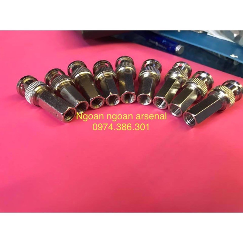 100 jack rắc BNC Vặn trực tiếp dây 5C Rg6.