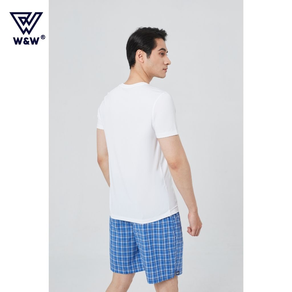 Áo Tshirt Nam Tay Ngắn W&W Chất Vải Coolmax Cao Cấp, Thoáng Khí, Đanh Mịn Thoải Mái Trong Mọi Hoạt Động WTS56R