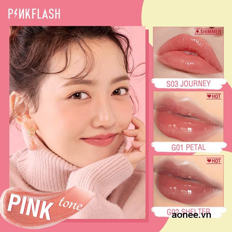 ✨✨Son Bóng Pinkflash Dưỡng Ẩm Cho Đôi Môi Căng Mọng 1 piece 30g