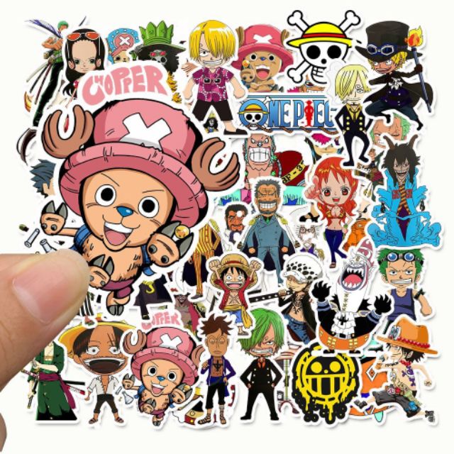 Sticker hình dán nhiều mẫu avenger, one piece, naruto, BTS dán mũ bảo hiểm, laptop,...marvel,sasuke,người nhện, luffy...