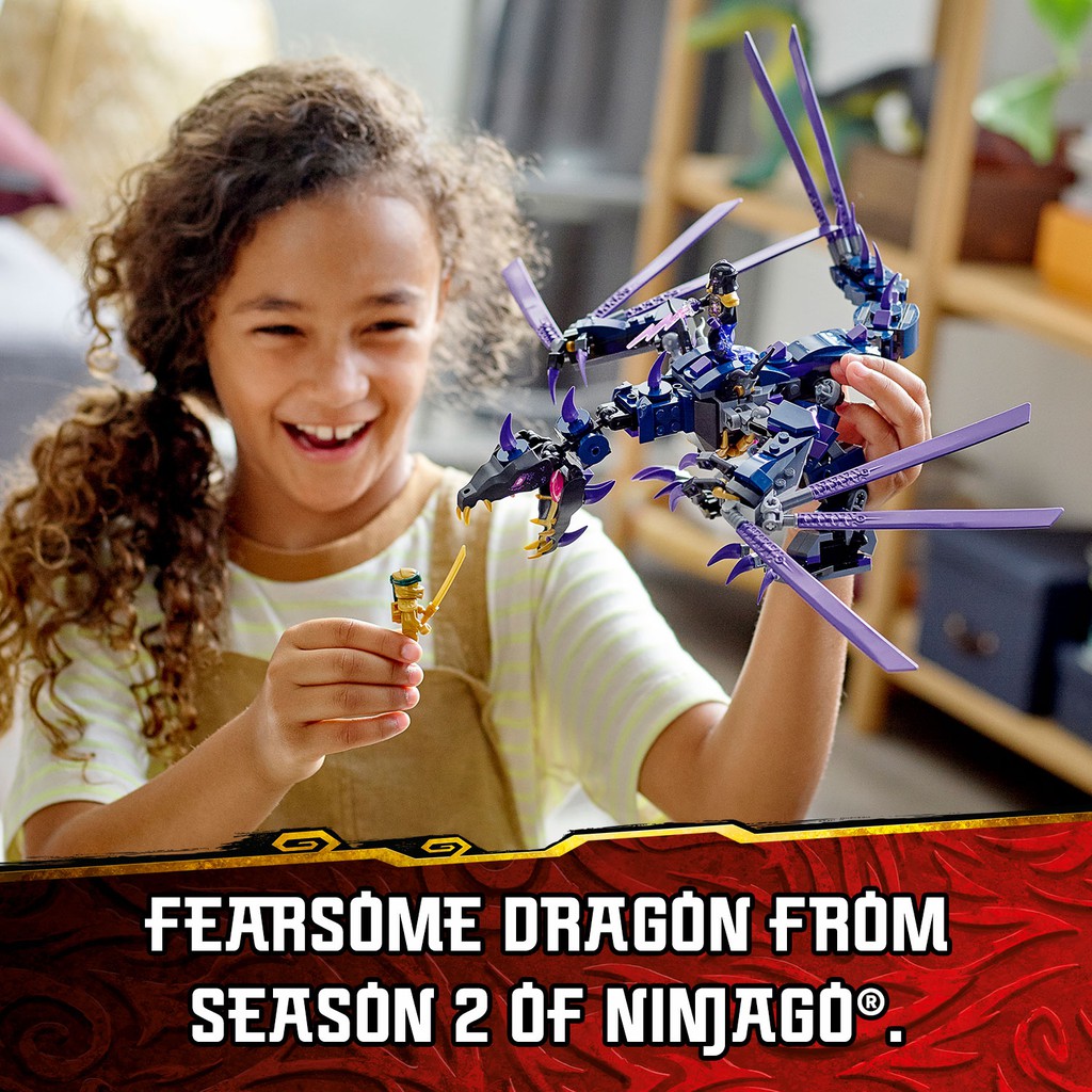 LEGO NINJAGO 71742 Rồng Đen Của Chúa Tể Overlord ( 372 Chi tiết)