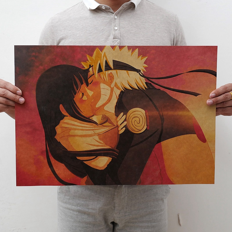 Áp phích in hình naruto treo trang trí tường