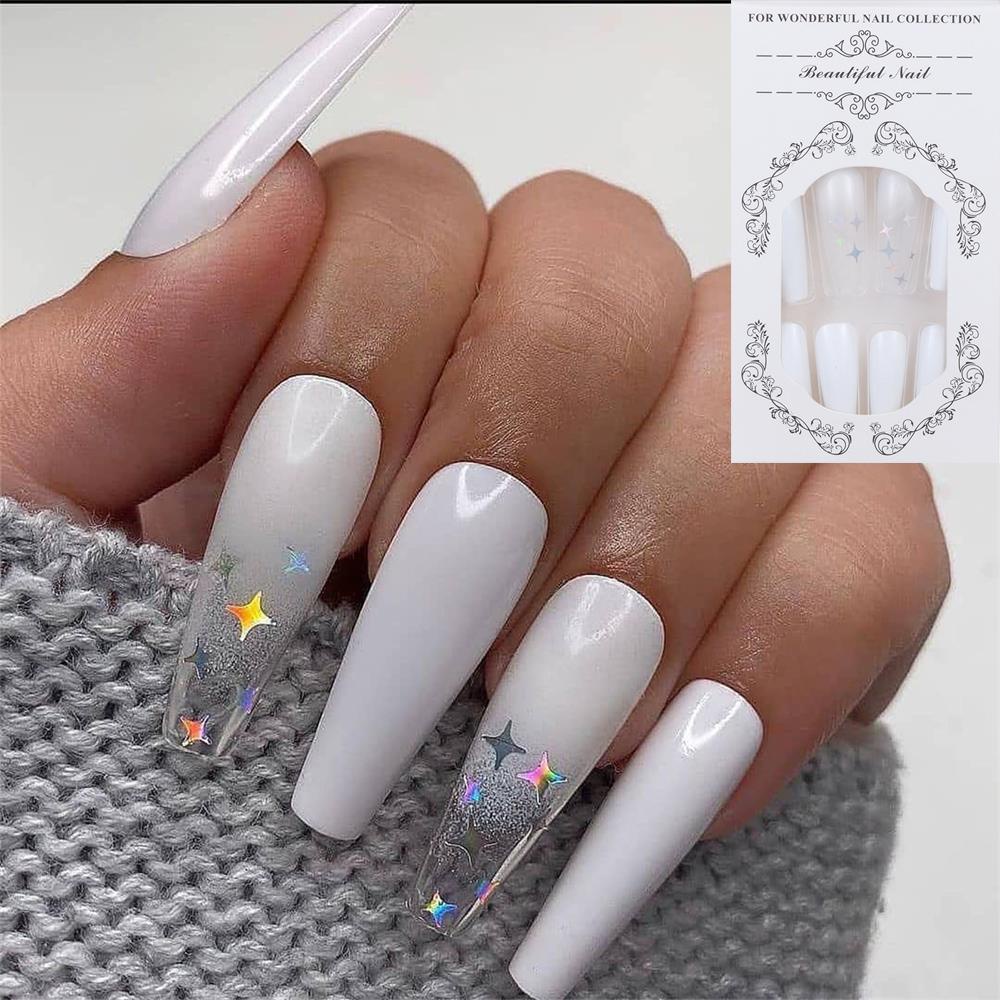 Hộp 24 Móng Tay Giả Thời Trang Cho Nữ