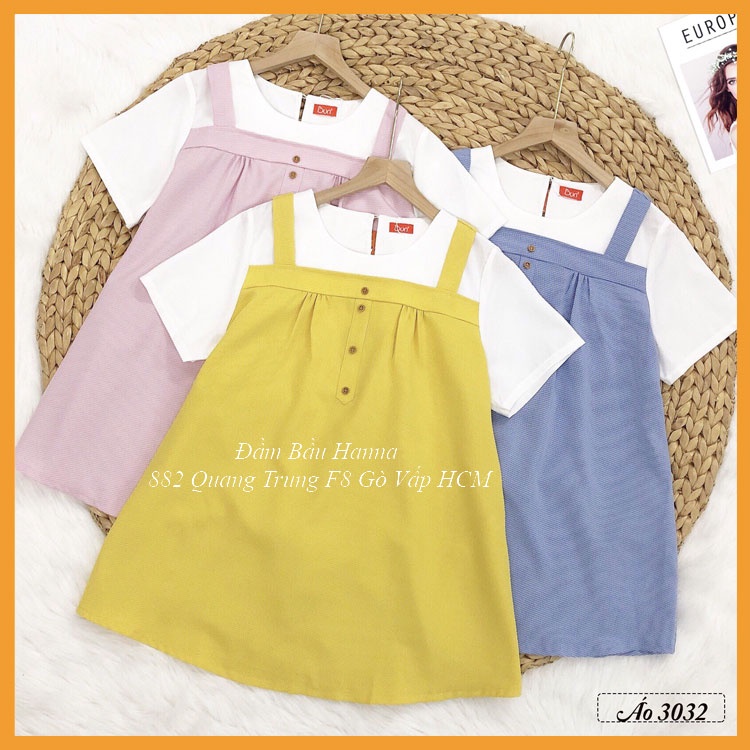 [45-80kg] ÁO BẦU CÔNG SỞ GIẢ YẾM CÓ SIZE, VẢI MÁT MỀM KHÔNG NHĂN HÚT MỒ HÔI TỐT PHÙ HỢP ĐI CHƠI ĐI LÀM