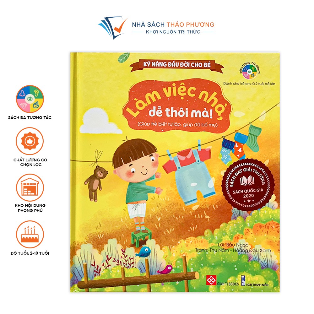 Sách - Kỹ năng đầu đời lật mở cùng con tương tác rèn luyện kỹ năng gia tăng hiểu biết cho bé từ 2-10 tuổi
