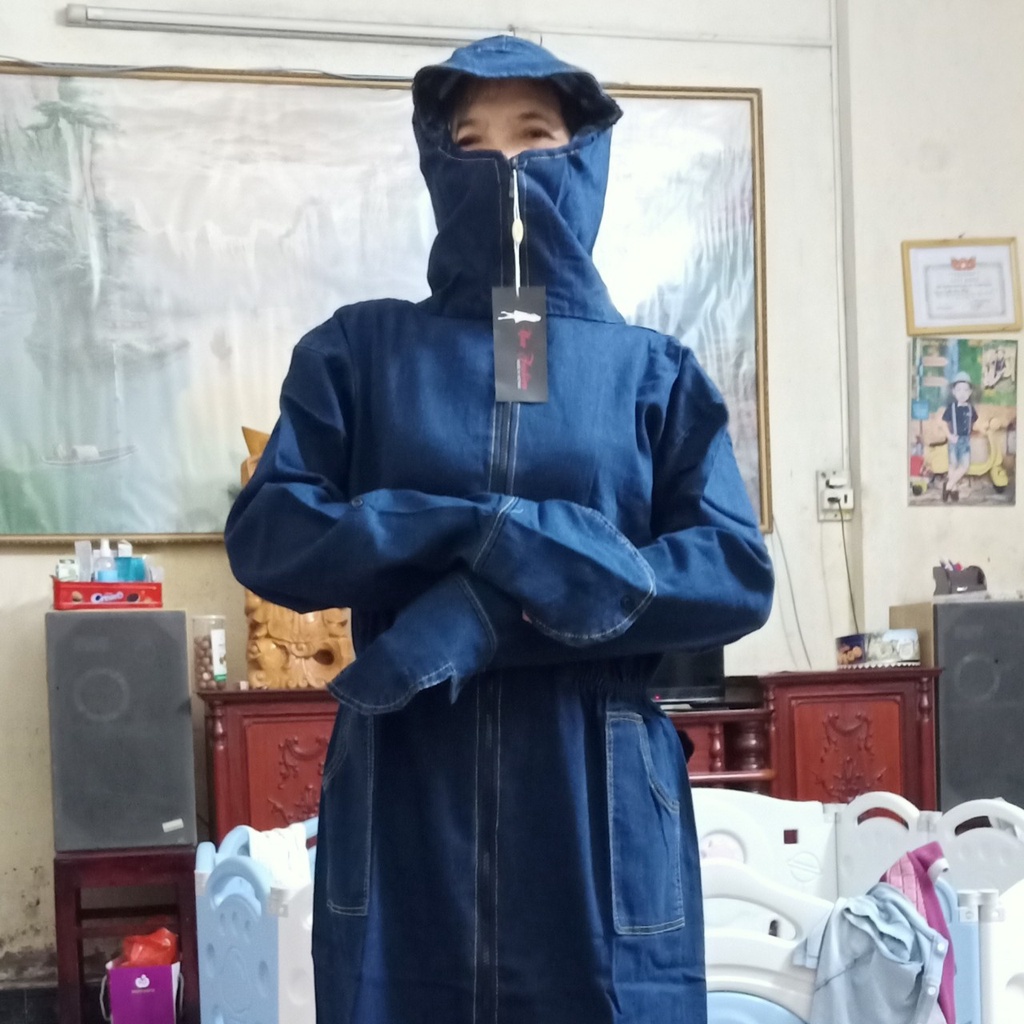 Áo chống nắng bò toàn thân chất liệu vải jead mềm mát chống tia UV cực tốt