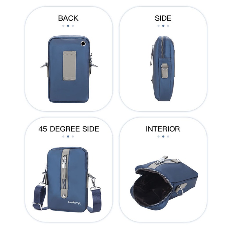 Túi Đeo Chéo Da Pu Trọng Lượng Nhẹ Đa Năng Cho Nam