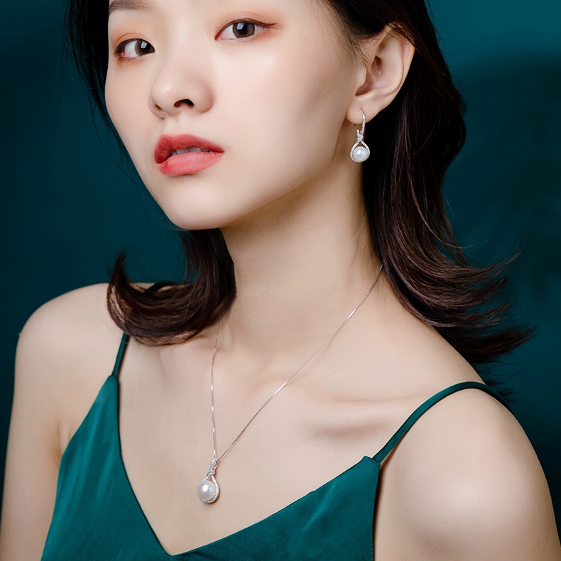 Vòng cổ Sợi Tổng Hợp Đính Ngọc Trai Nhân Tạo Thời Trang