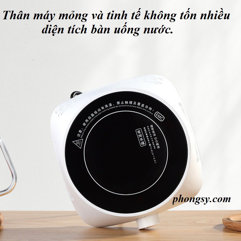 Bếp gốm điện mini hồng ngoại pha trà, cà phê, ấm moka, thủy tinh