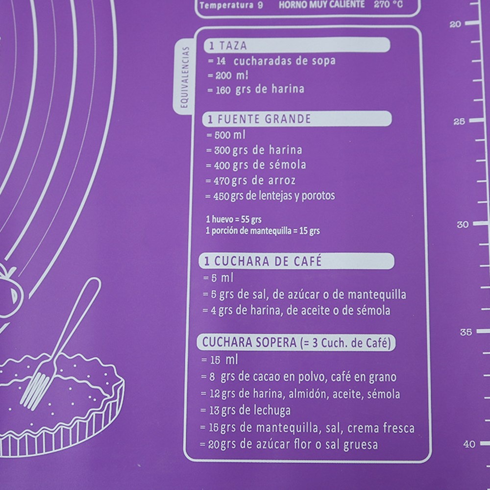 Thảm nướng bánh làm bếp bằng silicone chống dính cỡ lớn 45x60cm