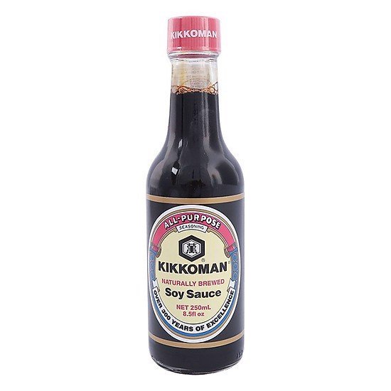 Nước tương soy sauce hiệu Kikkoman (chai thủy tinh) 150ml - 250ml