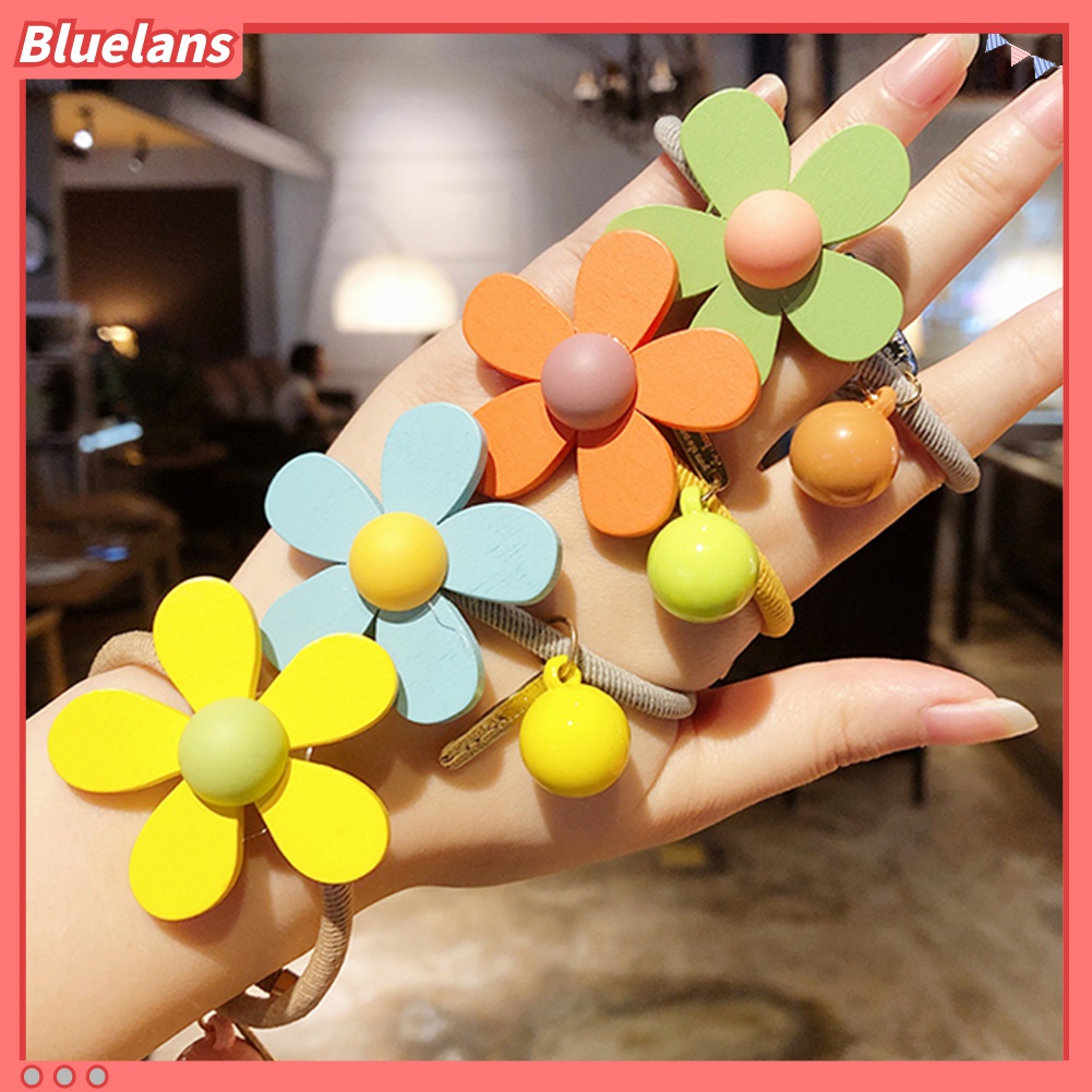 Dây Buộc Tóc Đính Hoa Xinh Xắn Cho Nữ