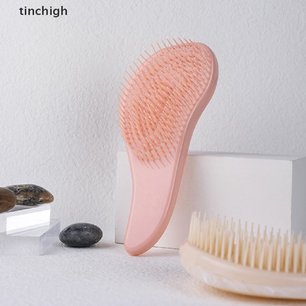 (Hàng Mới Về) Lược Chải Tóc Chống Tĩnh Điện Đính Đá Tam Giác