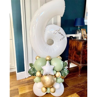 SET CHÙM BÓNG SINH NHẬT ,HAPPY BIRTHDAY TỰ LÀM , BÓNG NHÔM SỐ