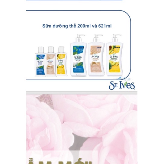 Sữa Dưỡng Thể St.Ives 621ml &amp; 200ml