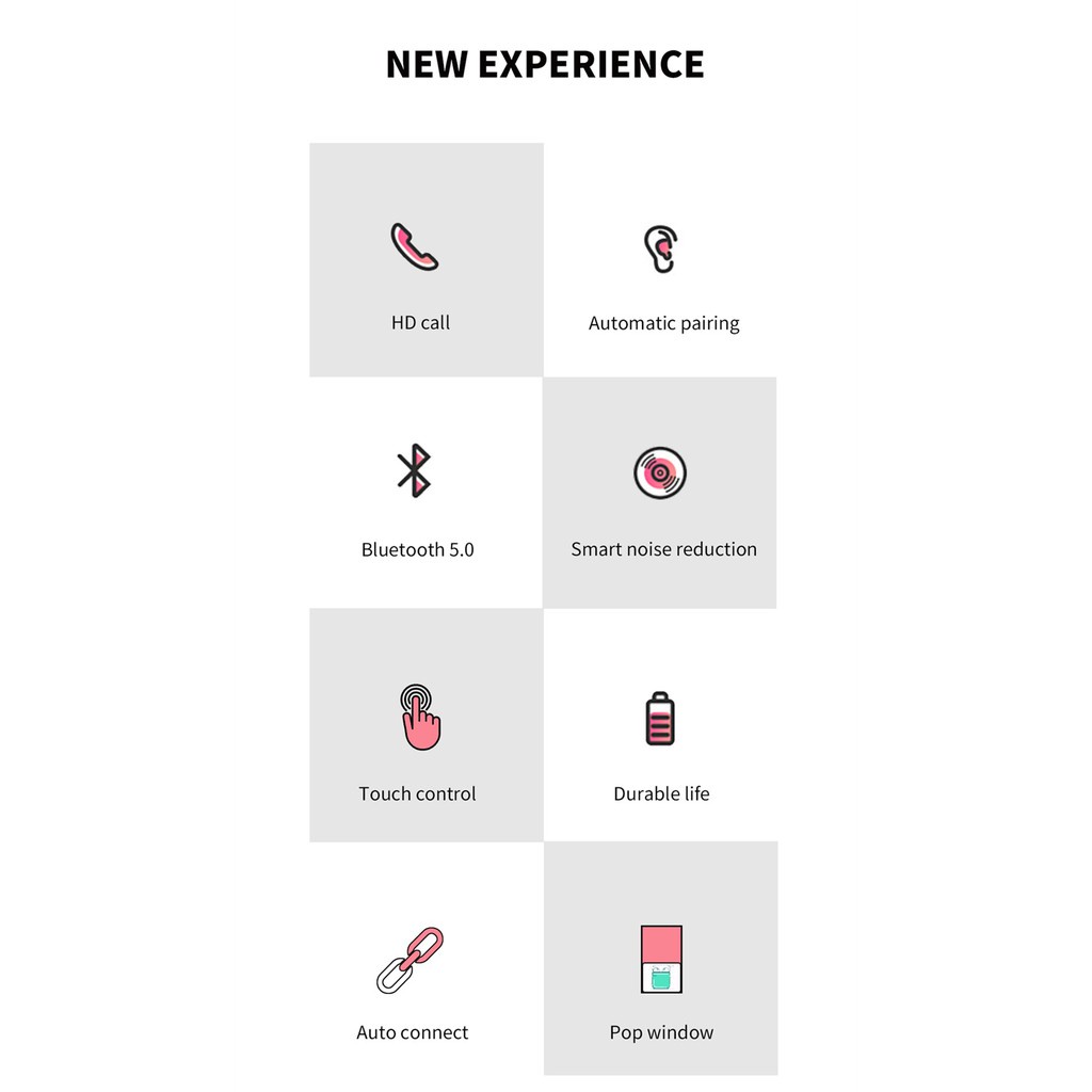 Tai Nghe bluetooth tws i12 Kèm Phụ Kiện