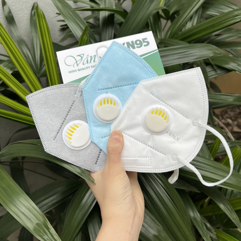 [Combo 20C] Khẩu Trang KN95 N95 Mask Có Van Lọc Cường Thịnh Xuân Lai 5 Lớp Chống Bụi Mịn PM2.5 Mũi Kẹp Chắc Chắn