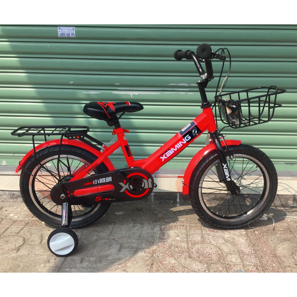 Xe đạp thể thao trẻ em Xaming có gác baga , giỏ xe dành cho bé từ 3-10 tuổi