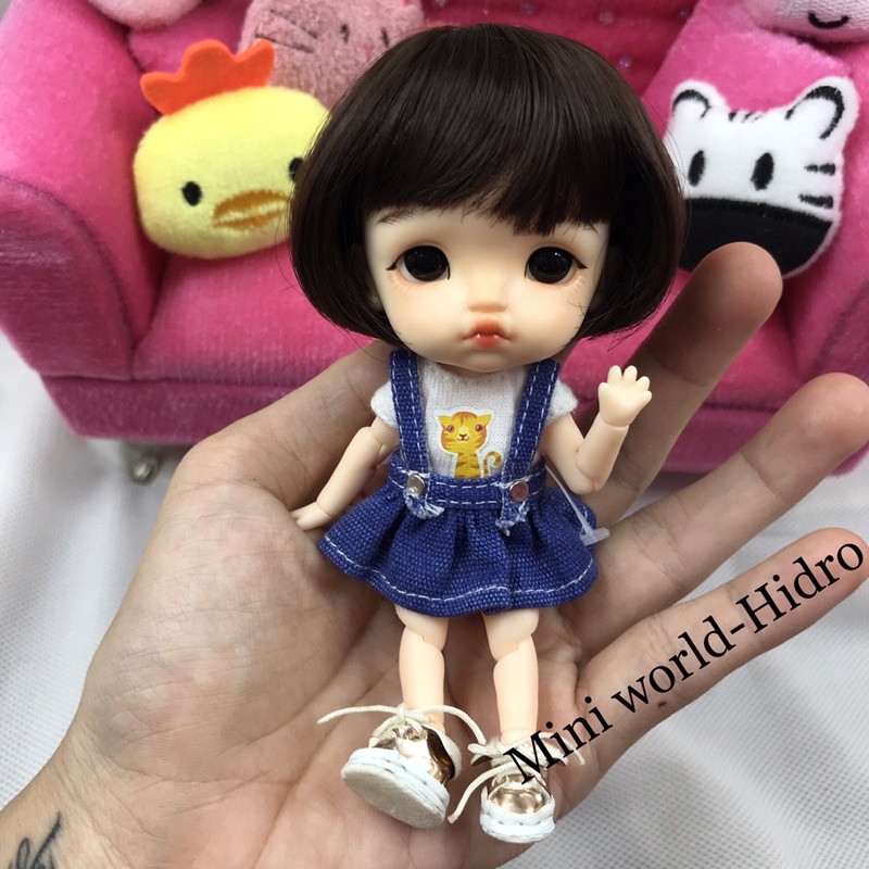 [Hàng có sẵn] Búp bê BJD 1/8 RC da tan, da trắng Lati. Lati ball jointed doll kèm wig Head doll Sto