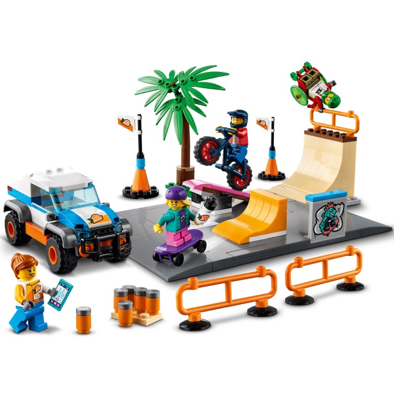 Lắp ráp City 60053 Công viên lướt ván 217pcs Skate Park