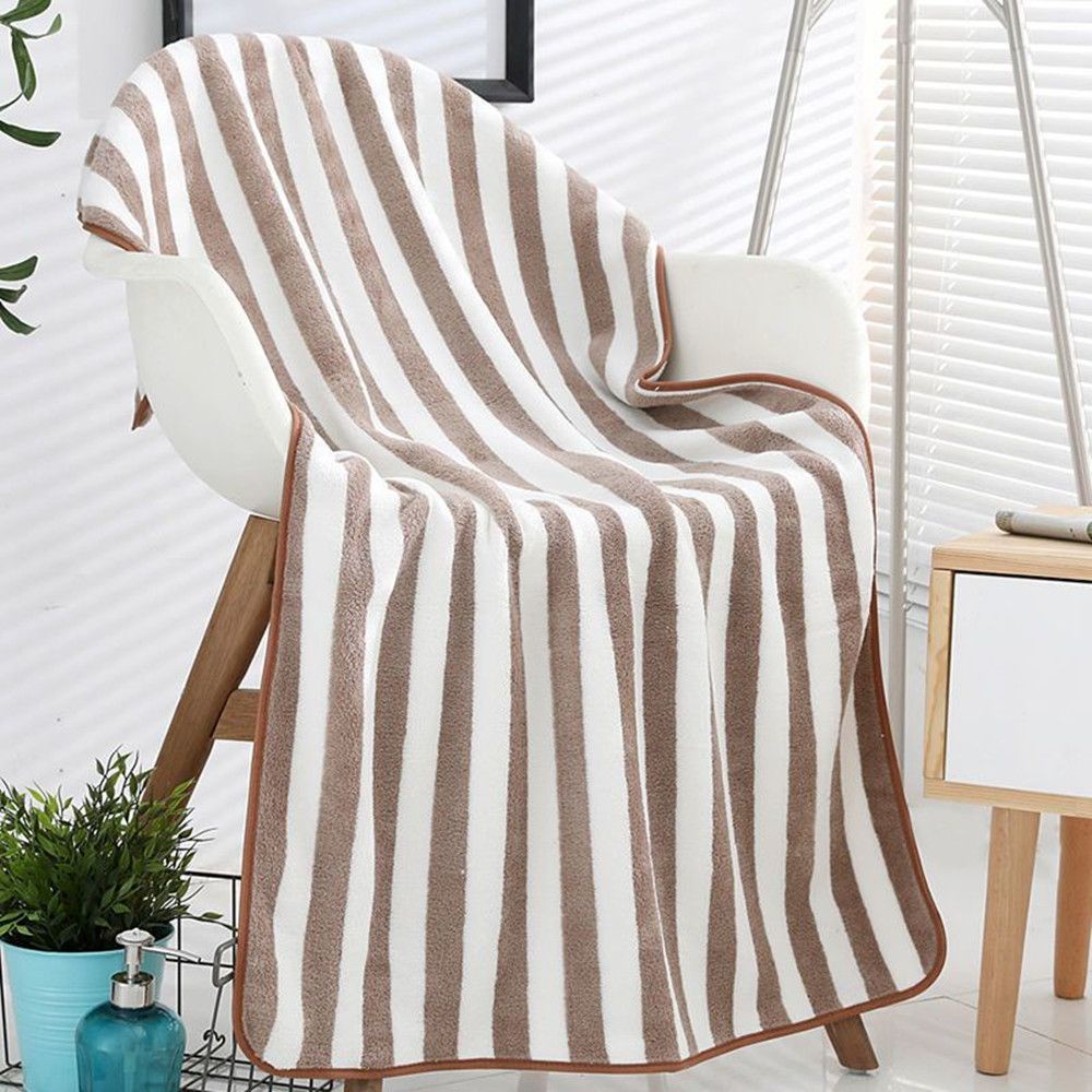 Khăn Tắm Vải Nhung San Hô Siêu Mềm Thấm Hút Nước Nhanh Khô Cho Nam Và Nữ