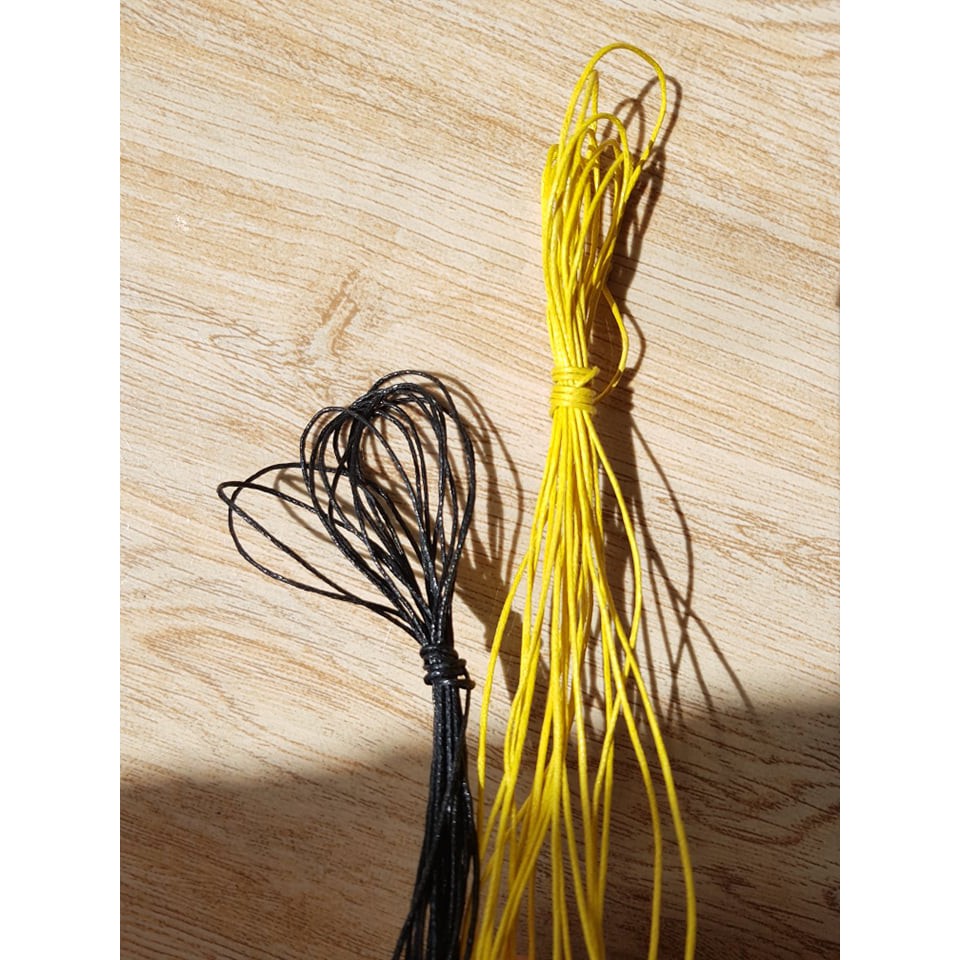 Dây sáp xoắn 1mm [siêu rẻ] làm vòng tay handmade | BigBuy360 - bigbuy360.vn