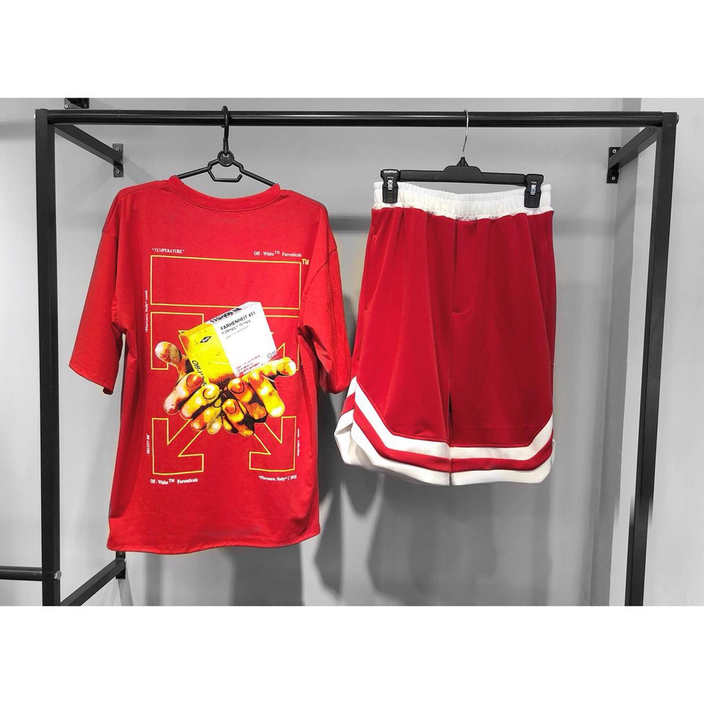 Áo Off-White Hộp thuốc - Áo phông Off White Hand bàn tay 3D chất đẹp - Tee OffWhite Unisex siêu sale