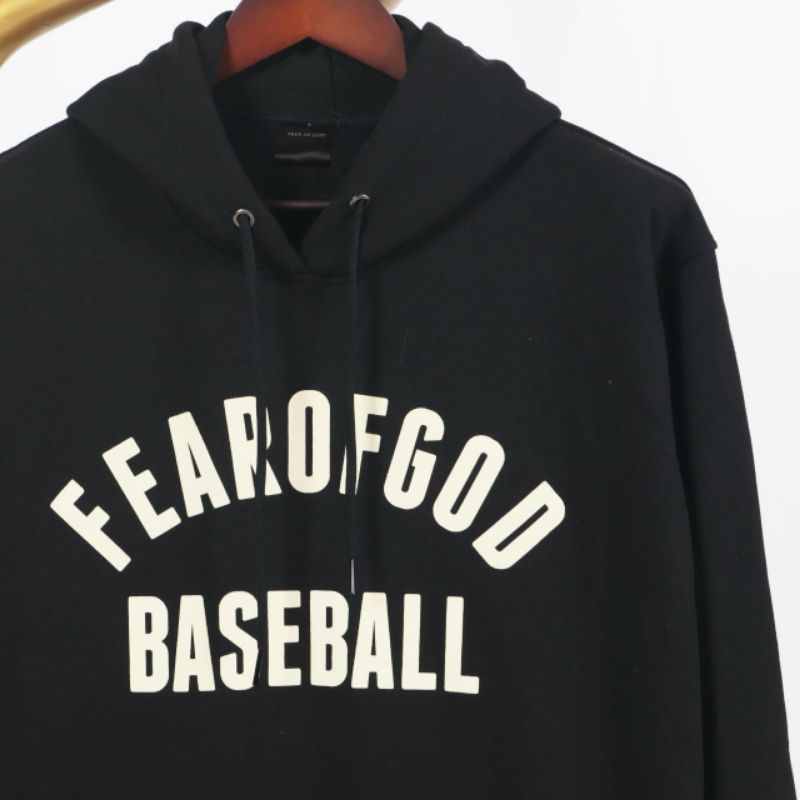 Fear OF GOD | Áo khoác Hoodie in chữ DISTRO FEAR Off GOD BASEBALL cá tính cho nam