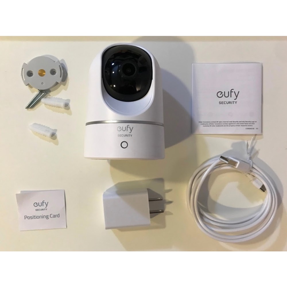 Camera Wifi Eufy Indoor Pan and Tilt T8410 độ phân giải 2K - Camera xoay 360 tương thích HomeKit, Đàm thoại 2 chiều