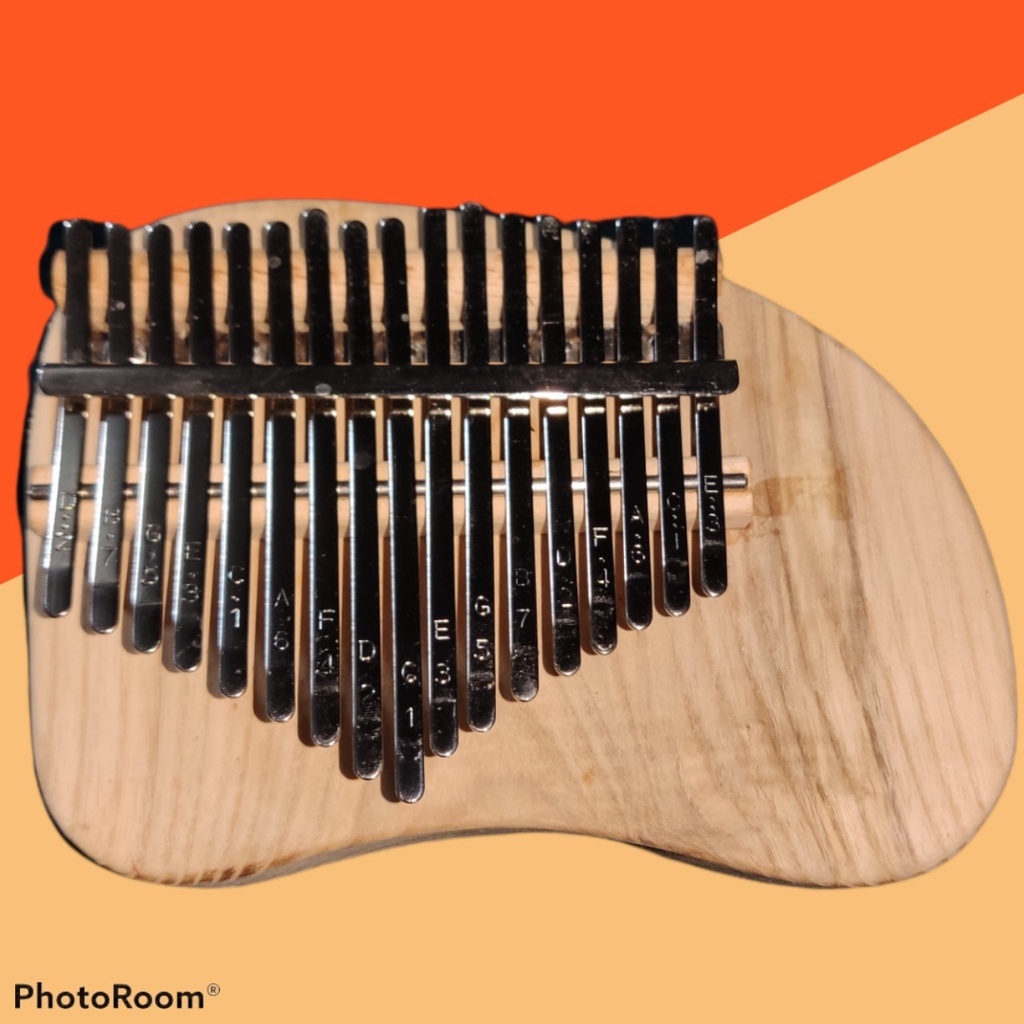 Đàn Kalimba Giá Rẻ Gỗ Nguyên Khối - Tặng HDSD Cam kết không tịt nốt M17