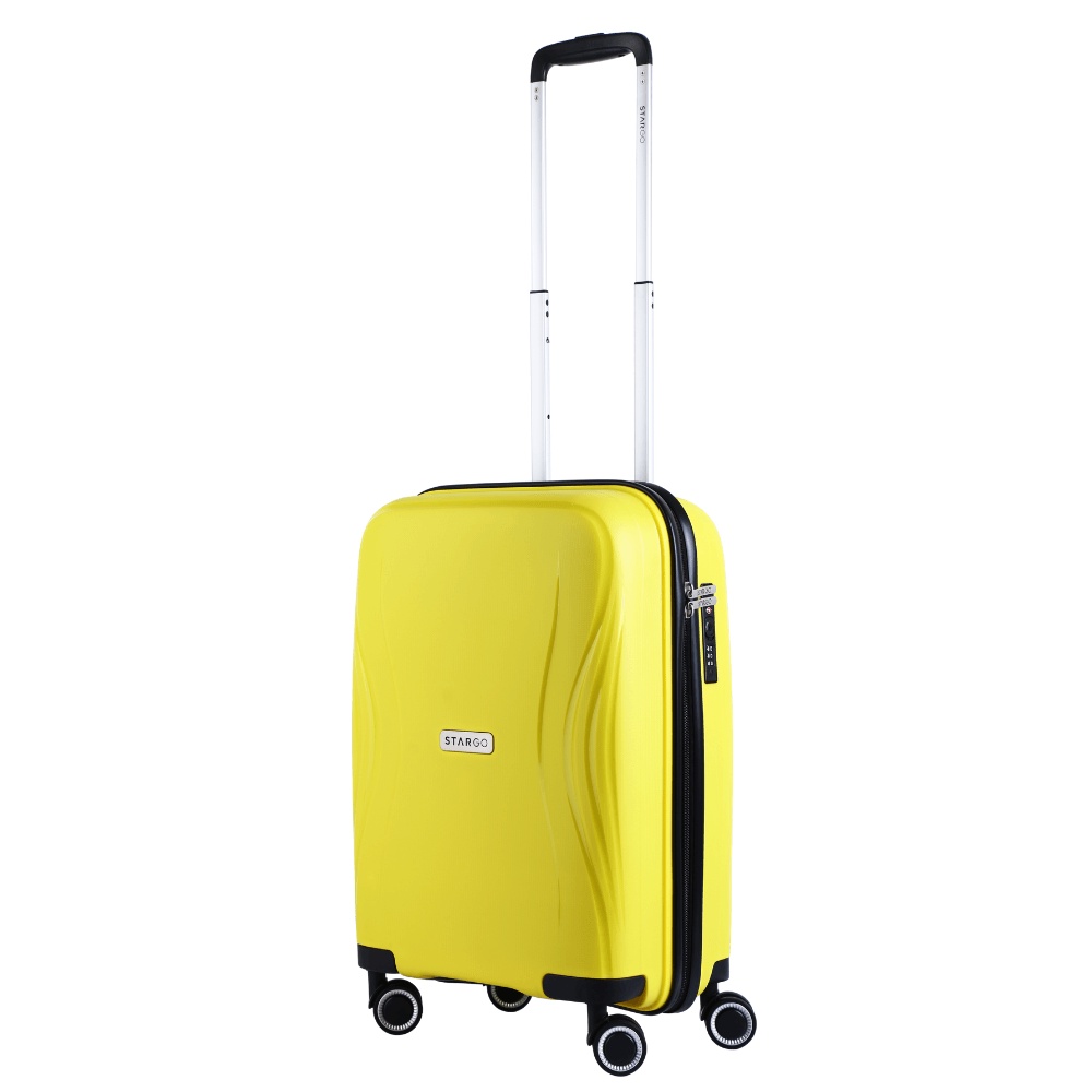 Vali Kéo Nhựa Du Lịch STARGO CURVA Z22 - Size S (22inch)/ Xách Tay (Cabin) - Khóa TSA - Nhựa PP