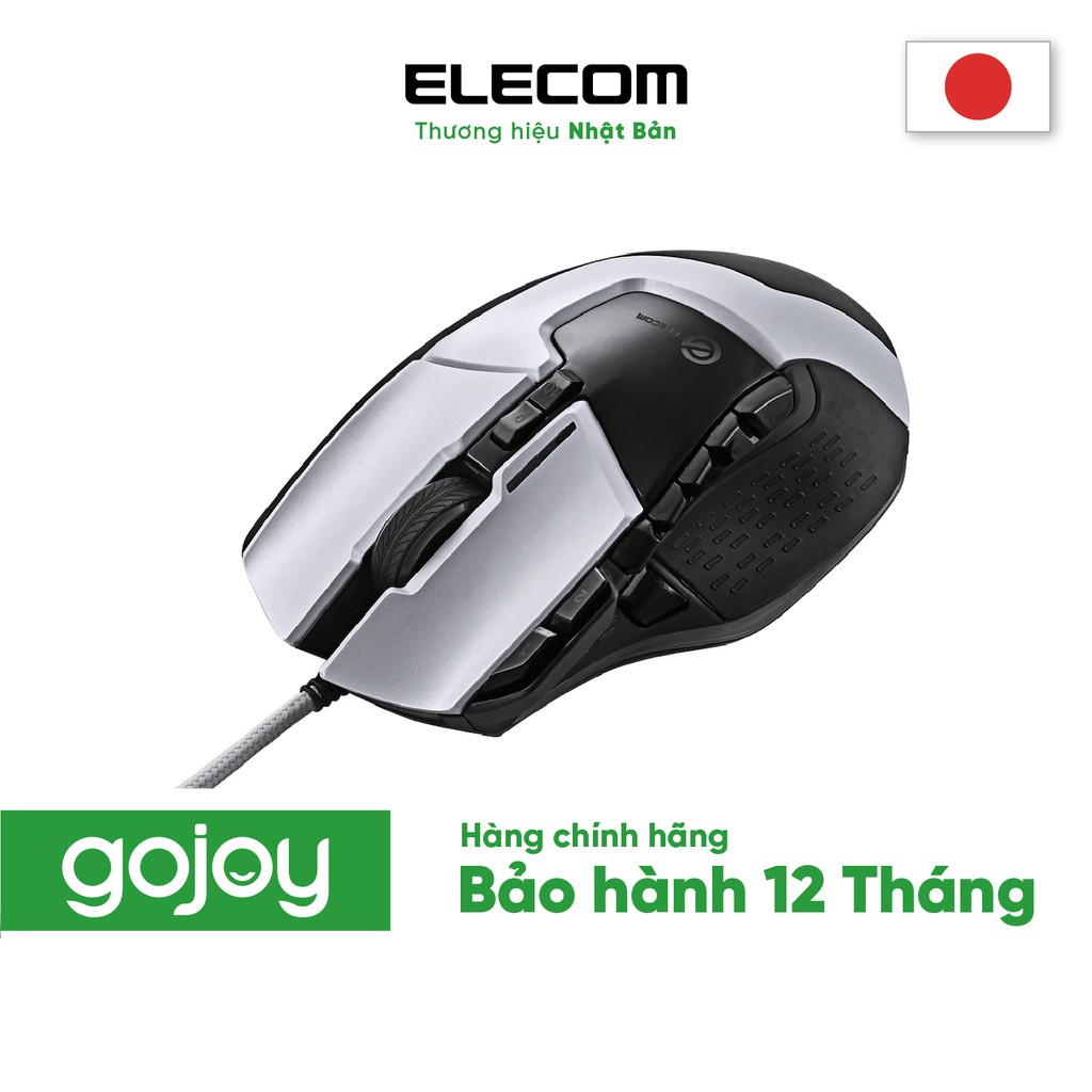 Chuột Ganing 16.000 dpi 13 nút ELECOM M-G02UR chính hãng - Bảo hành 12 tháng