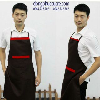Tạp dề chống thấm nước màu đen siêu bền